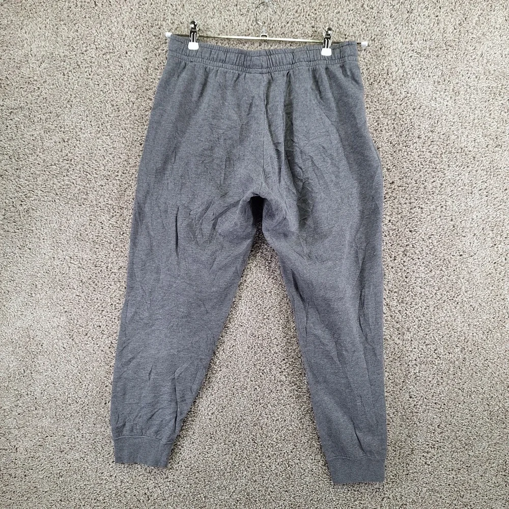 Nike Sweatpants Mens M Grey Activewear Fleece Joggers Athletic Lounge